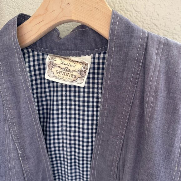 Vintage Jessica's Gunnies Gunne Sax Open Quilted Kimono - Picture 5 of 10